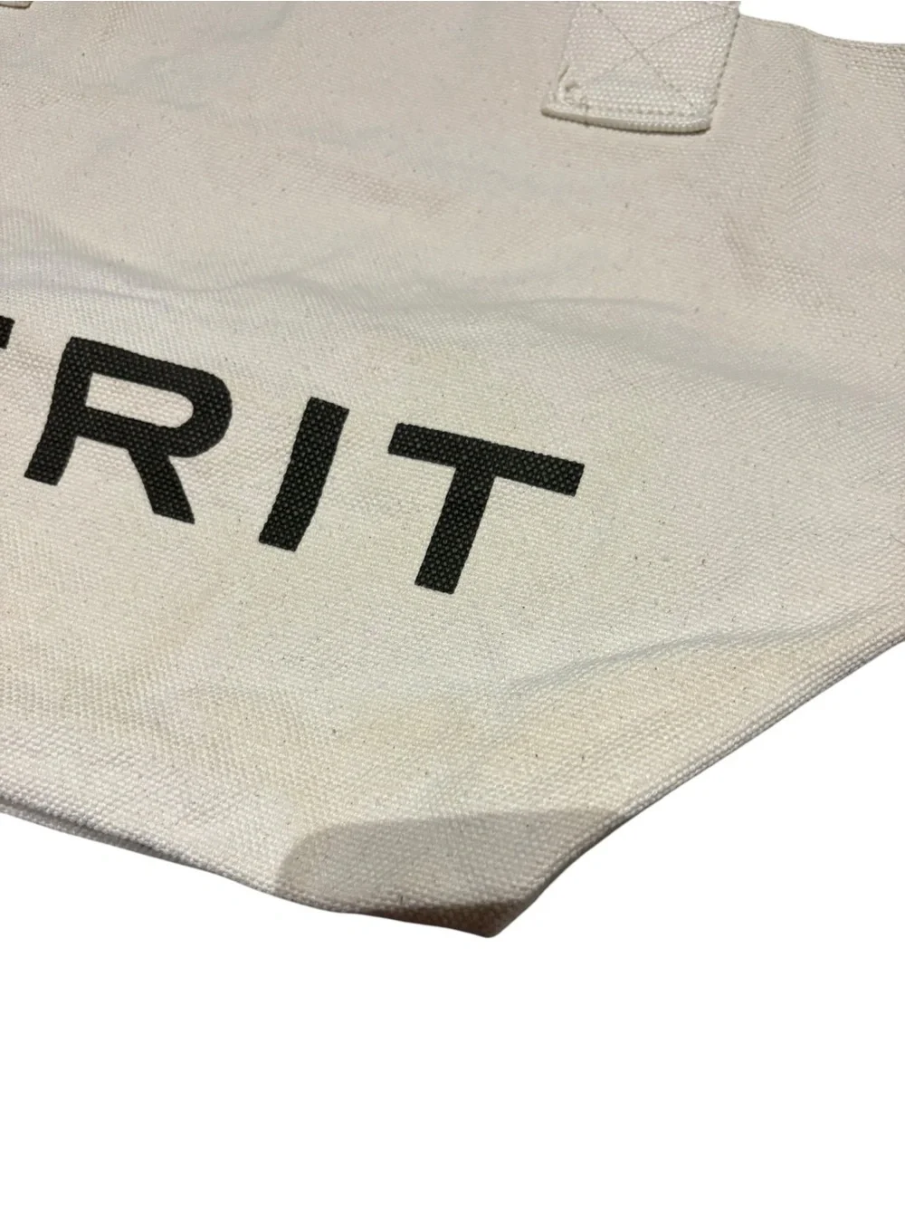 MERIT Beauty The Everything Bag Canvas Tote - Limited Edition GUC